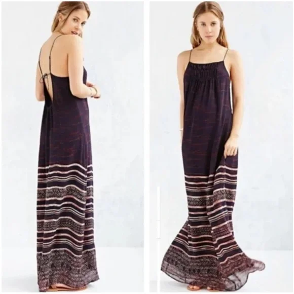 Urban Outfitters Ecote Tiles for Miles Maxi Dress - Picture 3 of 8